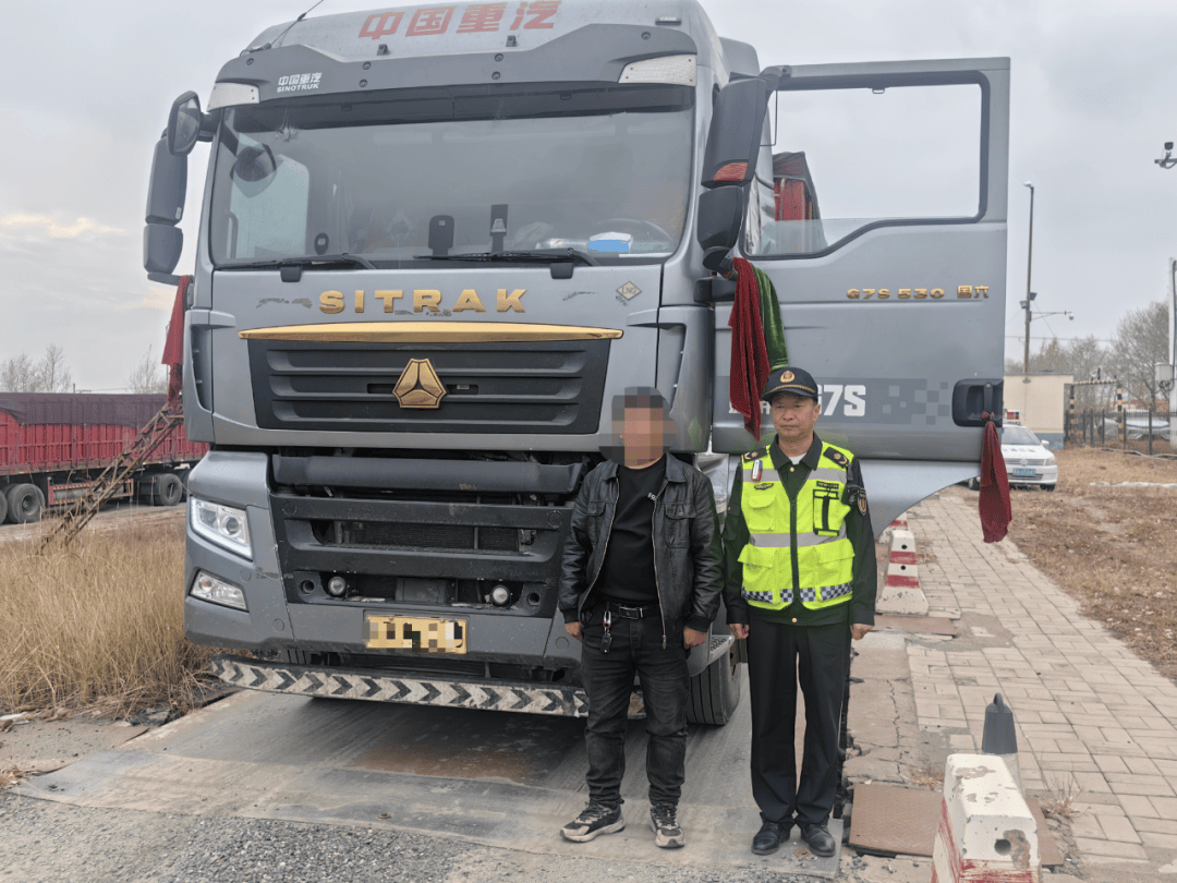 青城交警精准打击，5台“百吨王”被查获